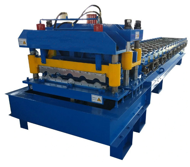 Hydraulic Cutting ​Glazed Tile Roll Forming Machine 1.5-3m/Min Single Phase
