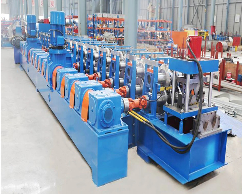 2025 highway guardrail 3 Waves 4mm 15m/Min Guardrail Corrugated Roll Forming Machine