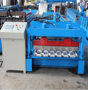 Glazed Tile Roll Forming Machine Bamboo Type Roof Making Machine