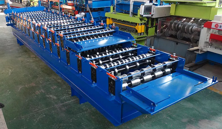 2025 new design Trapezoidal and corrugated  Double Layer Roof sheet roofing tile Roll Forming Machine