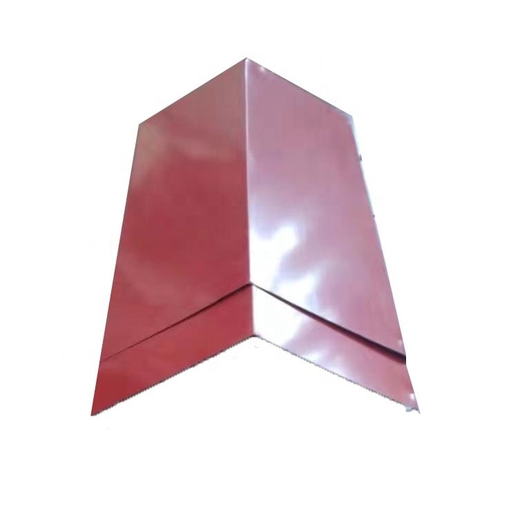 Angle Type Ridge Cap Roof Roll Forming Machine With Hydraulic Press And Cutting