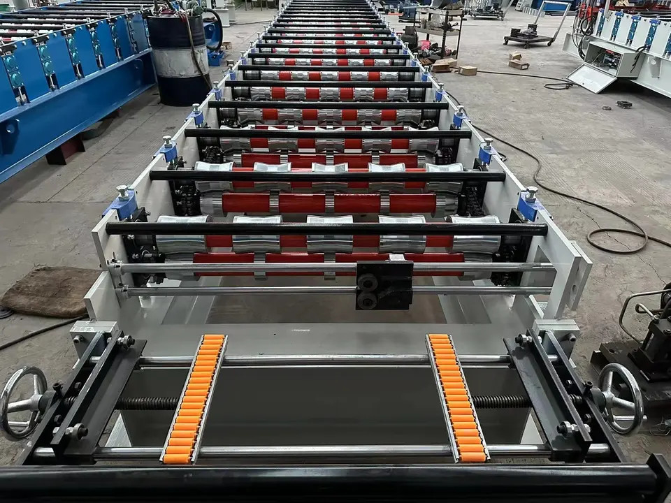 Portable 1000mm PBR  roll former Ibr 686 High Speed Roof Tile Making  Machine