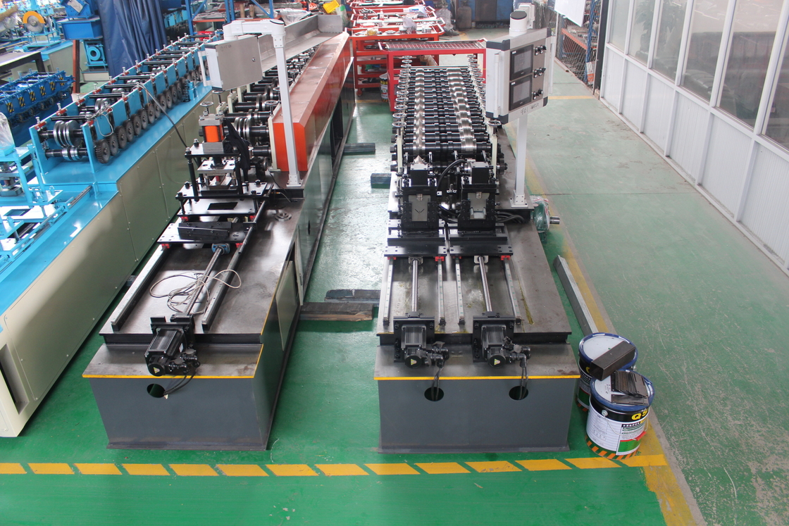 Light Gauge Keel C U OMEGA Stud And Track  Roll Forming Machine Roof Truss Press U Stud C Channel