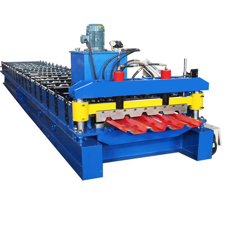 IBR 686  Profile One  Layer Roll Forming Machine Plc Control And Hydraulic Cutting