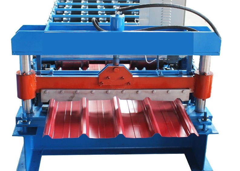 2T Capacity Chain Drive Roof Tile Roll Forming Machine with 1250mm and 380V Power