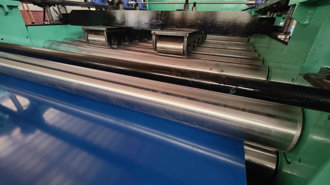 PLC Control Cut To Length And Slitting Line Leveler With 4KW Forming Motor 0.3-4mm