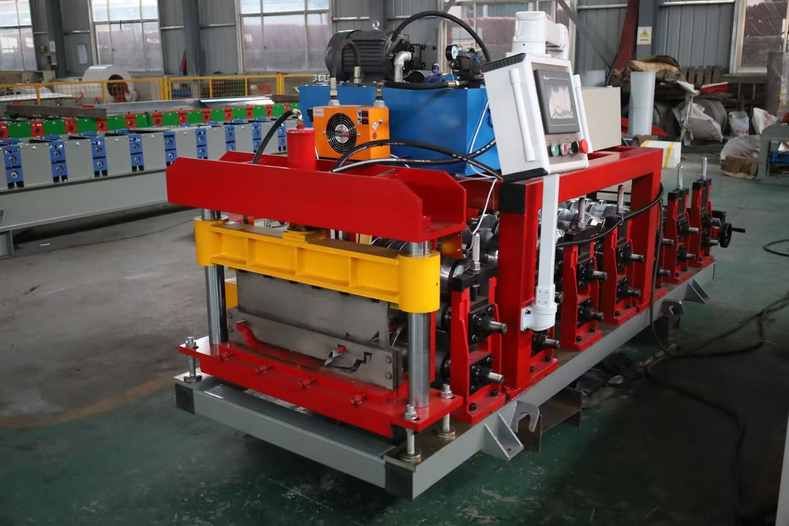 Portable Snap Lock Standing Seam Roll Forming Machine For 0.3-0.8mm Thickness