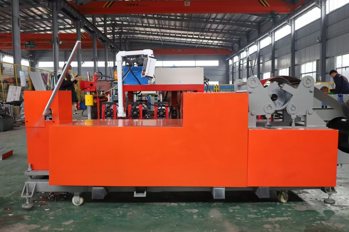Portable Seamless Water Gutter Roll Forming Machine For Galvanized Steel Sheet