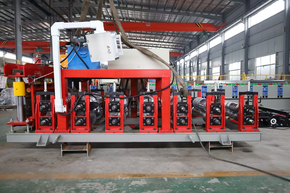 Portable Double Lock Standing Seam Roof Panel Roll Forming Machine With PLC Delta Control System And Wall Panel Structure