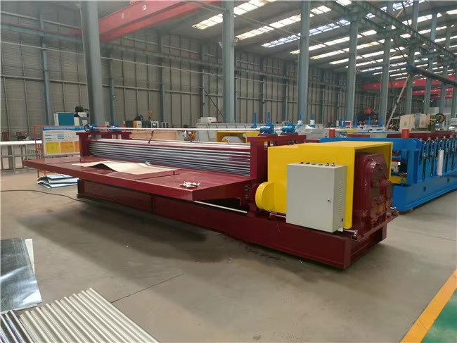 High Speed Barrel Drum Corrugated Roof Wall Sheet Panel Machine For 0.12-0.3 Thin Panel Forming