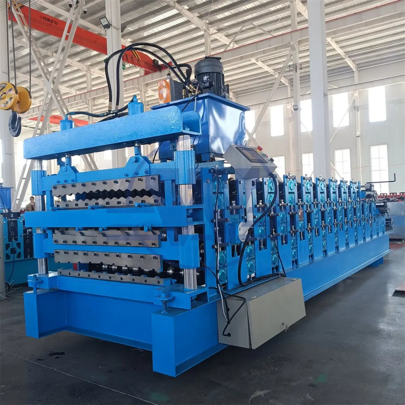 3 In 1 Metal Steel Ibr Roofing Sheets Roll Forming Machine With Three Profiles Customized
