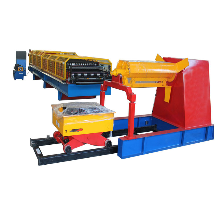 PLC Control Double Layer Metal Steel Roofing Sheet Roll Forming Machine High Speed