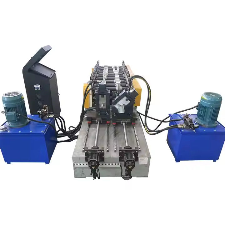 5.5KW High Speed Light Gauge Steel Channel Drywall Metal Stud And Track C Purlin Roll Forming Machine