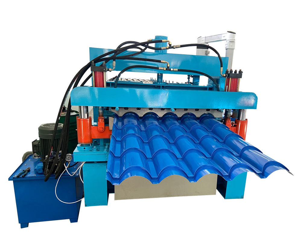 Customizable 5V Corrugated Trapezoidal Roof Tile Steel Making Machine Double Layer Roofing Iron Sheet Metal Manufacturing Cold Roll Forming Machine