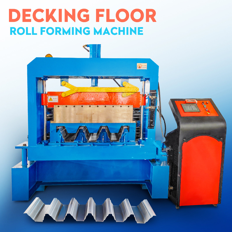 Plc control 0.3-0.6mm  Double Layer Roll Forming Machine 15m/Min For Ppgi Panel Roof