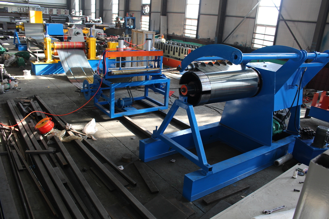 1200mm Width 3-6mm Steel Coil High Speed Slitting Production Line Machine With Hydraulic Uncoiler And Recoiler