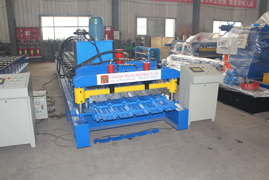 380v 50hz 2025 new design Customization Galvalume Roof Panel Roll Forming Machine Plc