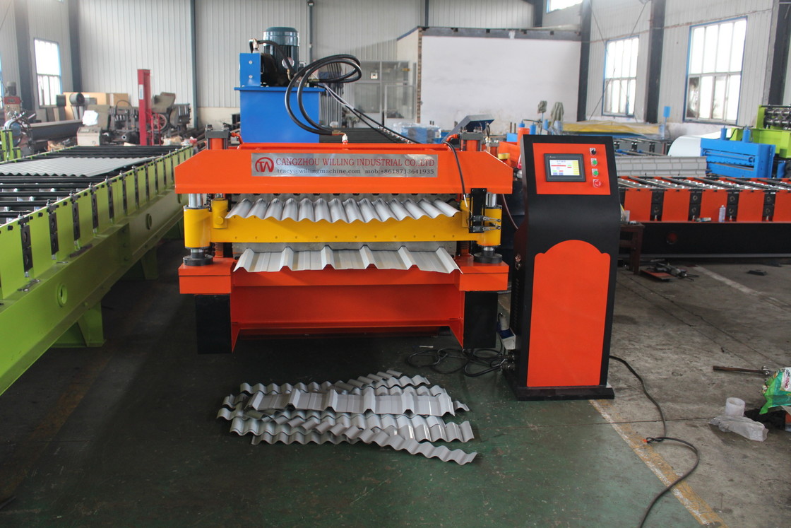 2025 High Speed Trapezoidal and glazed Double Layer Roof sheet roofing tile Forming Machine