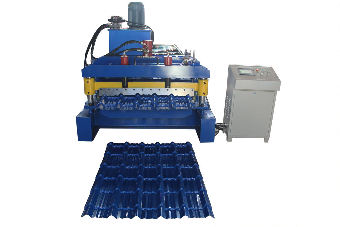 2025 New Design for Glazed Roof Tile Roof Sheet Roll Forming Machine With 18 Rows