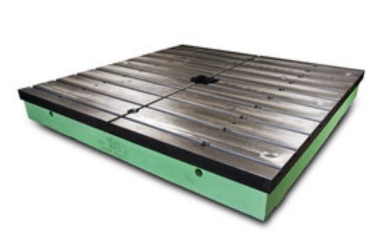 Industrial Cast Iron Surface Plate For Motor Test Bed Customized Shape Color