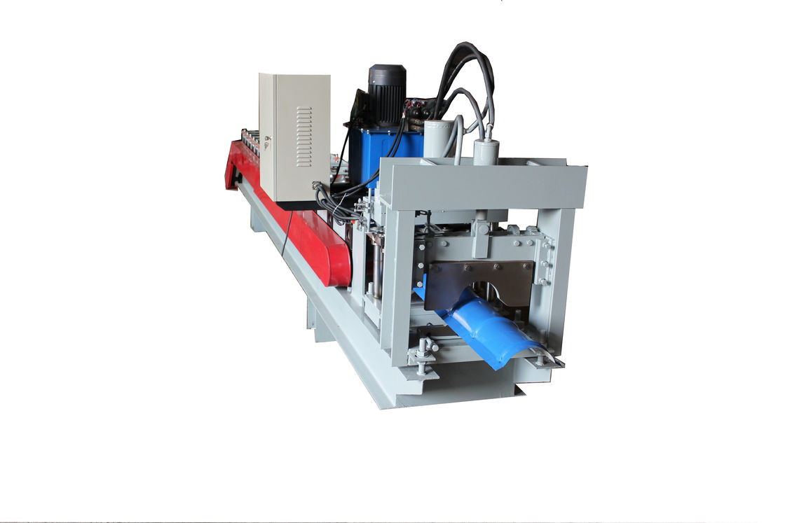 Colored Steel Ridge Cap Roll Forming Machine 14 Rows  Roofing Sheet Making Machine