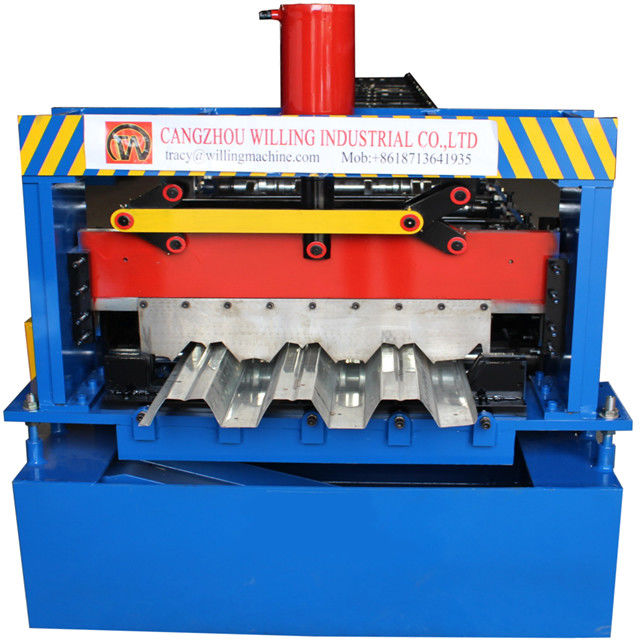Trapezoidal Profile Colored Metal Floor Deck Roll Forming Machine