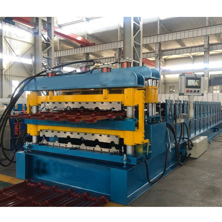20m/Min Chaindrive Double Layer Roll Forming Machine 0.3mm Roof Tile Sheet Making