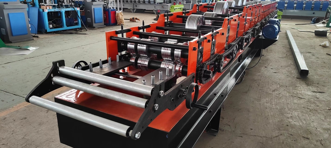 K Style Seamless Metal Rain Gutter Ogee Gutters Roll Forming Machine For Residential Houses