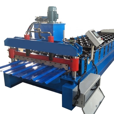 Aluminium 6 Ribs 0.5mm Corrugated Roof Tile Making Machine High Capacity