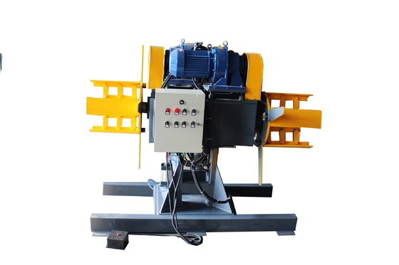 Auto Line Electric Double Head Decoiler 360 Degree Rotation