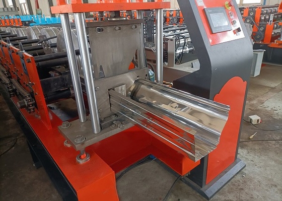 High Speed Automatic Rain Gutter Downspout Roll Forming Machine PCL Control