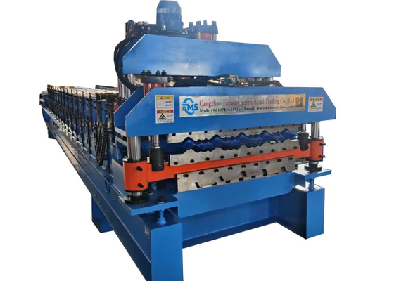 5t Hard Chrome Coated Cold Roll Forming Machine Double Layer For Galvanized Steel