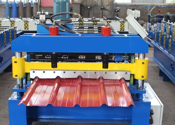 High Speed Glazed Tile making Roll Forming Machine With 60mm Shaft Diameter