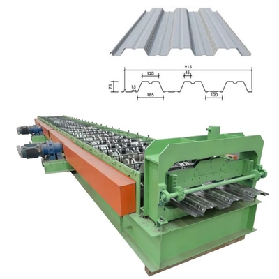 36'' High Speed Type B Roof / Floor Deck Roll Forming Machine With Hydraulic Cutting Mode And Roller Material