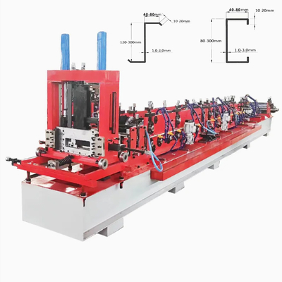 Auto Size Changeable  2 Mm C Purlin Roll Forming Machine For Steel Frame