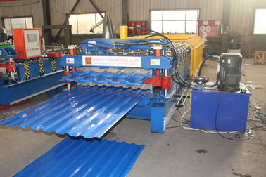 Automatic Double Deck Roll Forming Machine PLC Control Stable Performance