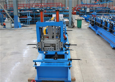 Low Noise CZ Purlin Roll Forming Machine  1mm- 3mm  Thickness High Eficiency