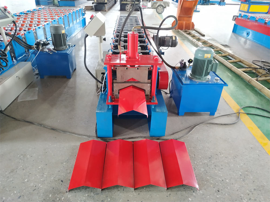 High Speed Roll Top Galvalume Ridge Cap Roll Forming Machine